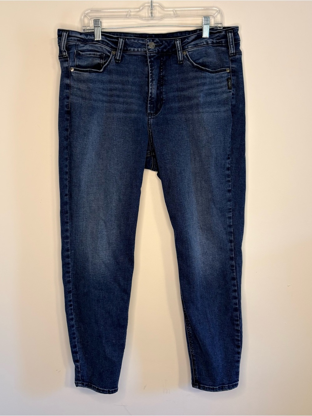 Silver Jeans Dark Indigo Most Wanted Skinny Jeans Size 18